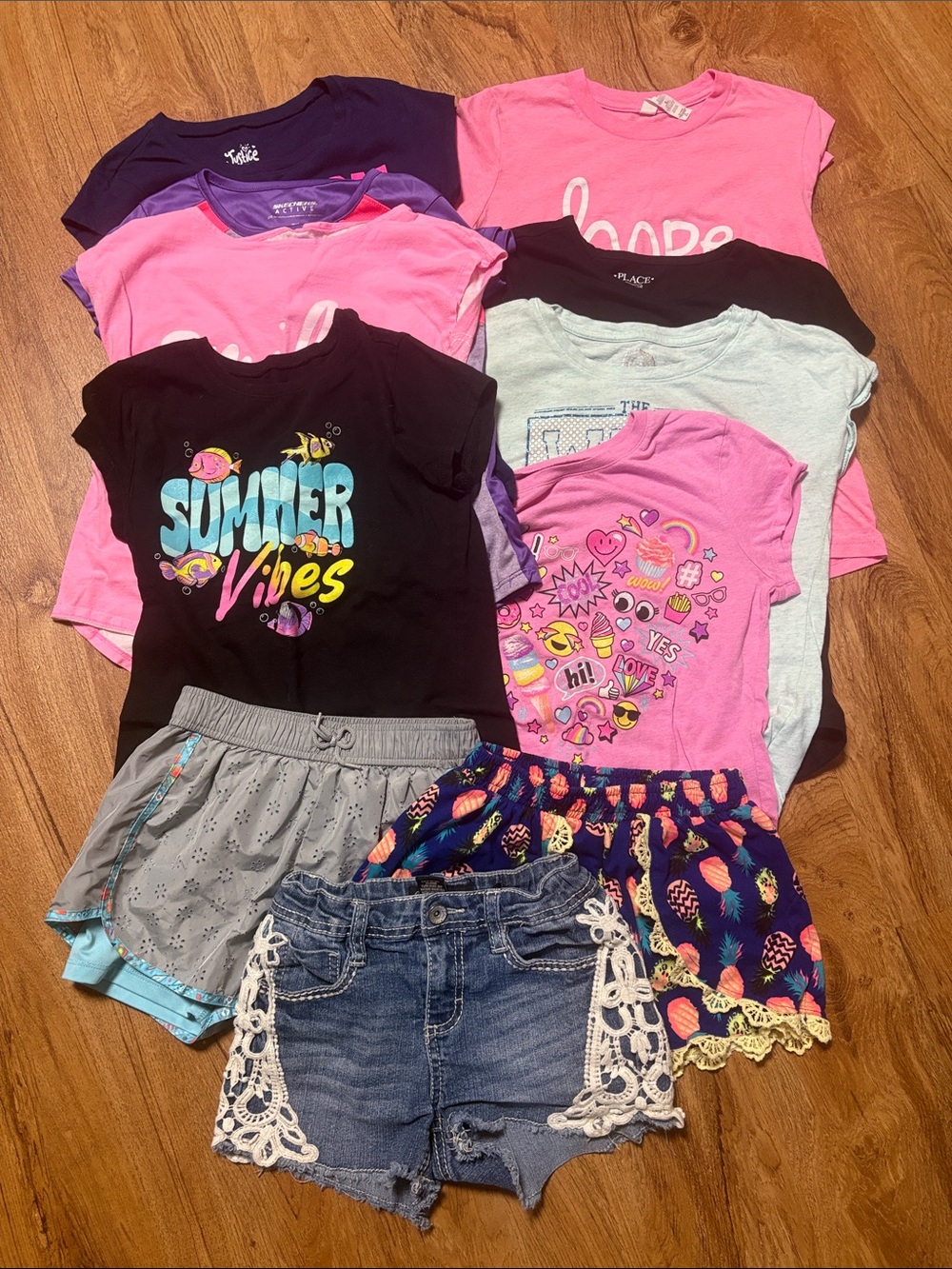 Girls Tee & Short Set - Size 10